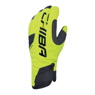 Chiba Fahrrad Winter-Handschuhe BioXCell Warm neongelb - 1 Paar